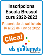 Inscripcions Escola Bressol curs 2022-2023